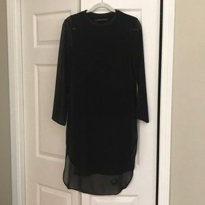 Unique - ZARA LS Sheer overlay blouse 🤩